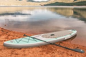 atoll aquamarine paddle board