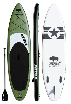 atoll best inflatable paddle board
