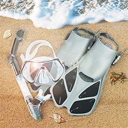 zeeporte mask fin snorkel set